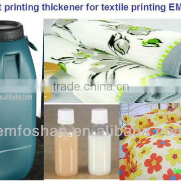 high efficiency flat and rotary screen pigment textile printing thickening