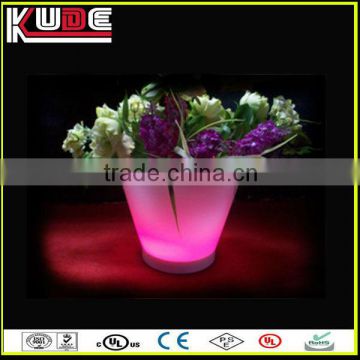LED illuminated flowerpot,led lighted planter pots,led light flower pot