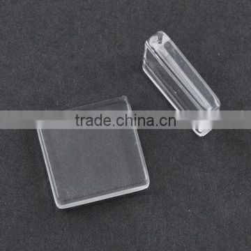 Wholesale 16mm Clear Square Glass Cabochons