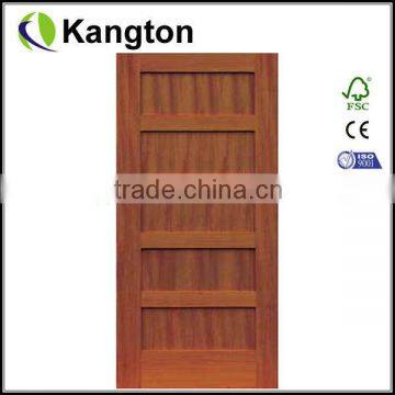 North American 5 panels pattern Solid Meranti shaker door, wooden shaker door