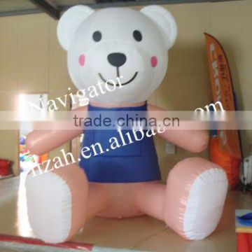 2016 Hot sale big inflatable bear for advertising/hot sale customized inflatable bear model