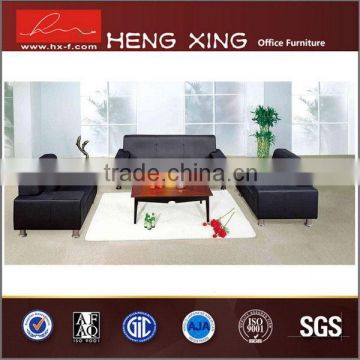 Top quality bottom price blue leather sofa sets