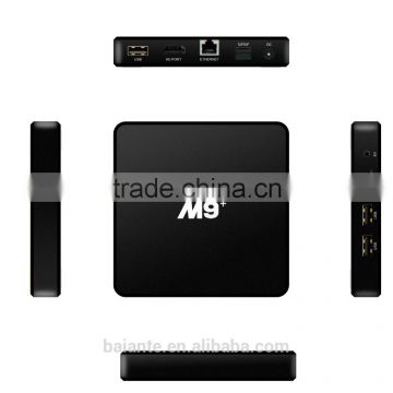 Newest Modle S905 M9 Plus Tv Box Amlogic Smart Tv Box Media Player Kodi 14.2 Fully Loaded Quad Core