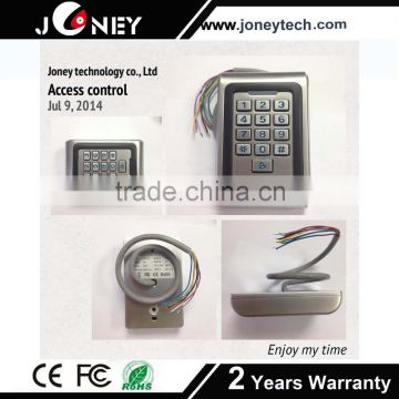 Metal hosing, vandal-proof and keypad with back light rfid card elevator access control system
