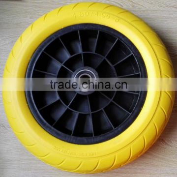 4.00-8 PU filled tire wheel Trolley wheel