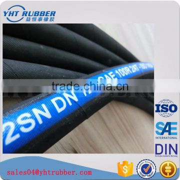 10mm Stainless Steel Wire Braided Reinforced High Pressure Rubber Water Hose