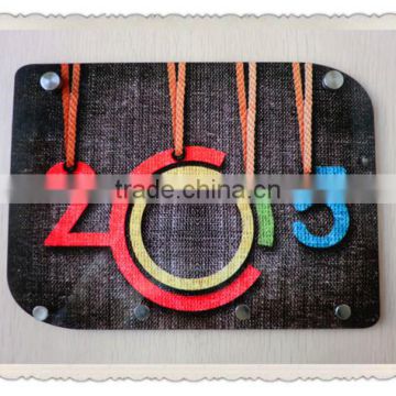 Hot Sell Blank Coated MDF Sublimation Key Hanging Board For Wall