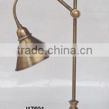brass table lamp with Antique brass finish
