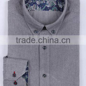 shirt new fashion 100% cotton business shirt for men button down long sleeve