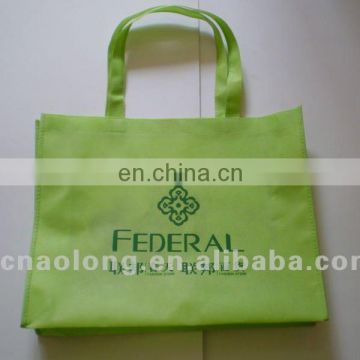 full color customized logo printed nonwoven shopping bag with handle