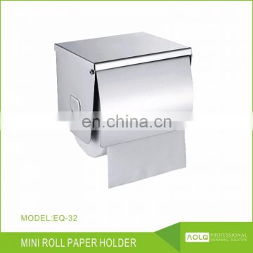 Toilet Paper Holder, SUS304 Stainless Steel Bathroom Tissue Holder with Mobile Phone Storage Shelf Brushed Nickel