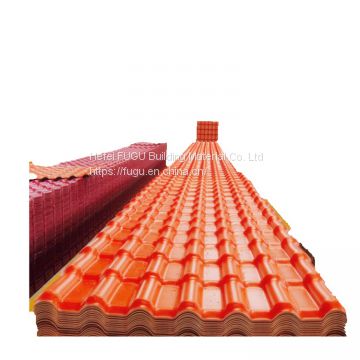 Waterproof Performance Corrugated PVC Plastic Synthetic Roof Tile