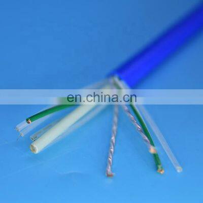 Pipe crawler cable with fiberglass rod pipe detection camera cable