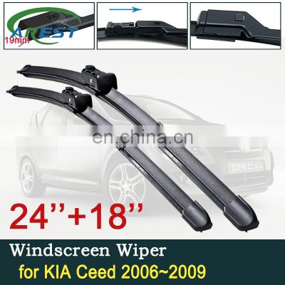 for Kia Ceed 2006~2009 ED Car Wiper Blade Windscreen Wipers for Hyundai I30 2007~2010 Car Accessories 2008
