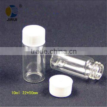10ml transparent mini reagent glass bottle
