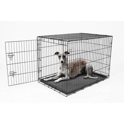 Factory direct heavy duty pet kennel with wheels,indoor and outdoor heavy duty dog crate kennels large outdoor