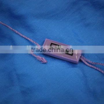 Cheap top quality garment plastic seal tag string flag