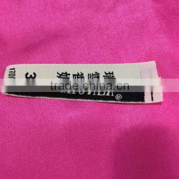 Hot new best belling woven clothing main label