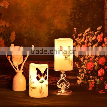 Home and Garden decoration flameless rechargeable electric candle