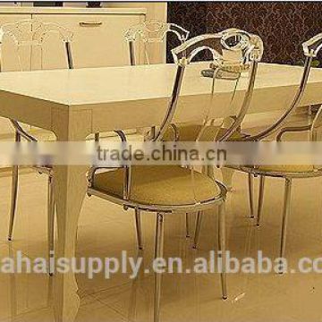 modern design clear acrylic furniture use dining room