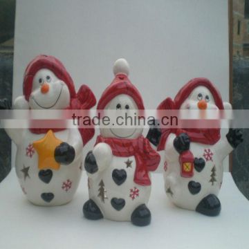 Ceramic Christmas Candlestick welcome OEM design