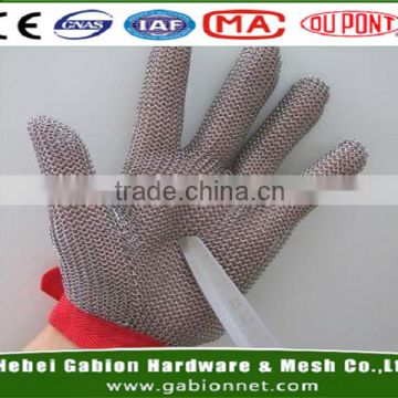 Cut Resistant Stainless Steel Mesh Butcher Safety Glove/ mesh gloves for butchers
