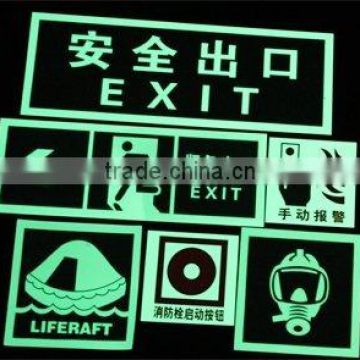 Photoluminescent vinyl for IMO signs, IMO symbols