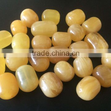 Natural Amber barrel beads, yellow color, Baltic Amber barrel in loose