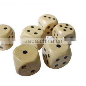 wooden dice set