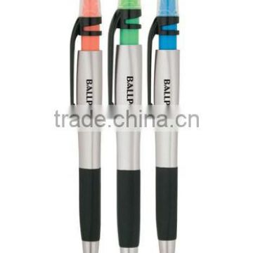 Personalized Triangle Barrel Ballpoint Pen and Highlighter