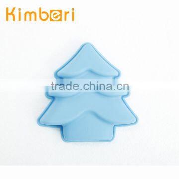 Eco-Friendly silicone christmas tree shaped cake mould