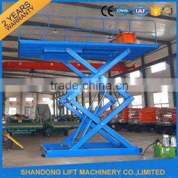 Scissor type portable hydraulic car lifts for sale stationary scissor lift