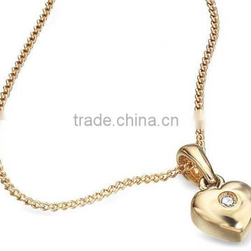wholedales alibaba.rose gold necklace pandent necklace vners