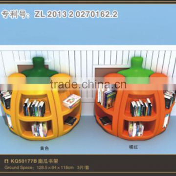 Kaiqi Group Kindergarten Classroom Furniture pumpkin book shelf