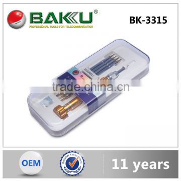 2016 BAKU 5 in 1 Multifunctional Trox Phillips Slotted Pentago Triangle Y Type Precision screwdriver BK-3315