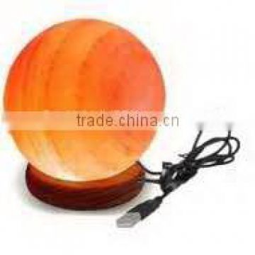 Amazing Himalayan USB Salt Lamp Ball/Sphere light orange