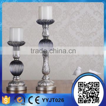 factory price resin candlestick holder