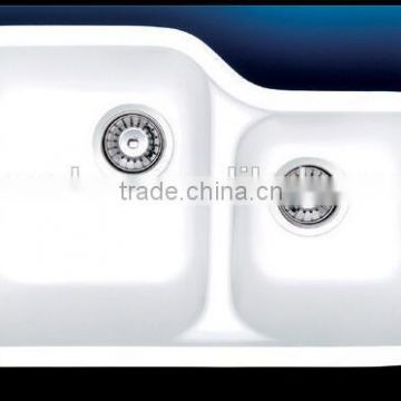 modified acrylic kitchen sink with double drain board sink,acrylic resin stone kitchen sink,artificial stone bowl kitchen sink
