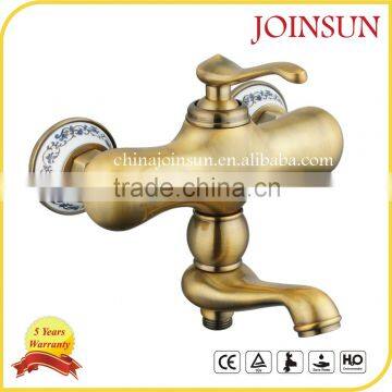 New 2016 Coffee Gold Wall Mounted Bathtub Faucet