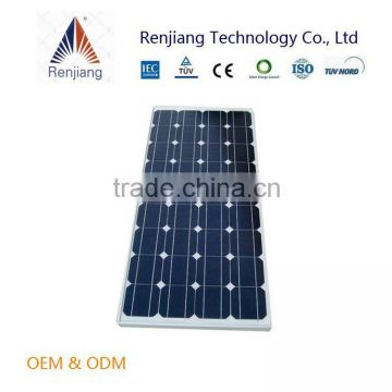 Home use and commercial application 60w monocrystalline solar panel