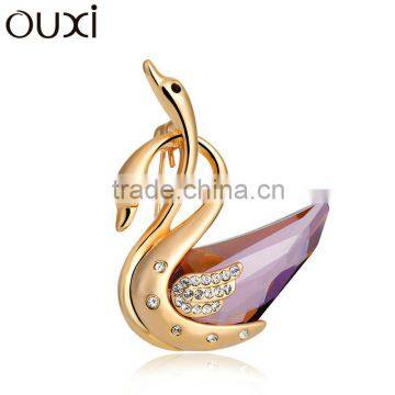 OUXI new fashionable customized name brooch 60081