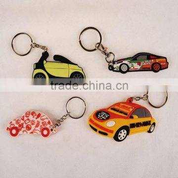 car soft pvc keychain cartoon pvc rubber key chain