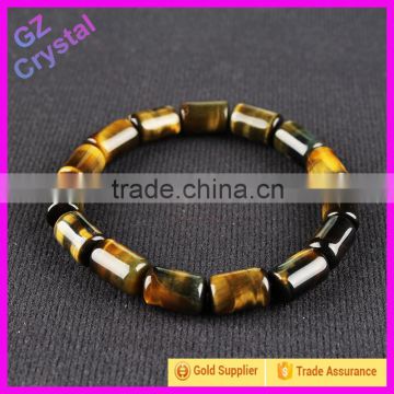 Fashion tiger's eye stone cheap cuff bracelet
