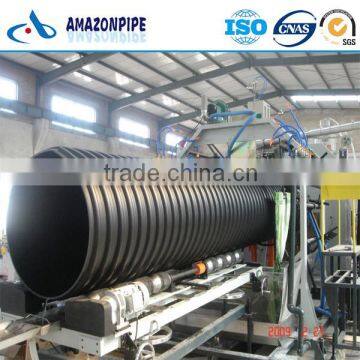 Large diameter steel belt reinforced hdpe pipe