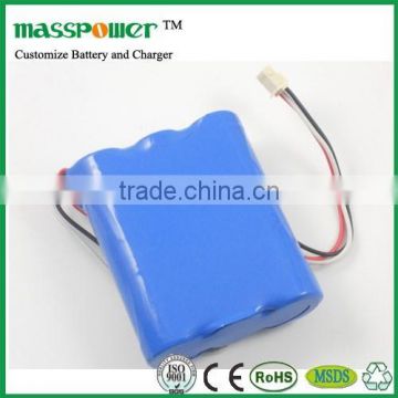 Rechargeable 3.7v 18650 8000mah li-ion battery pack