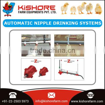 Well Designed Nipple Drinking System for Easy Drinking at Lowest Price by Leading Manufacturer