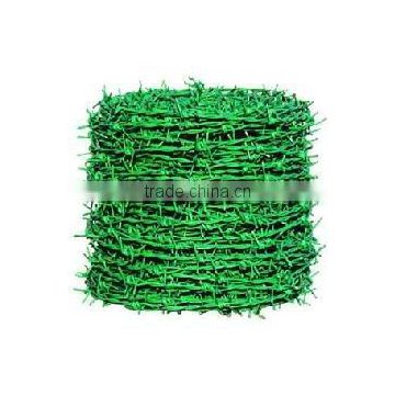 high quality low carbon PVC barbed wire (manufactirer)