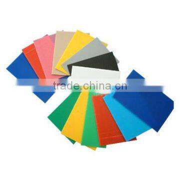 colorful corrugated pp hollow sheet