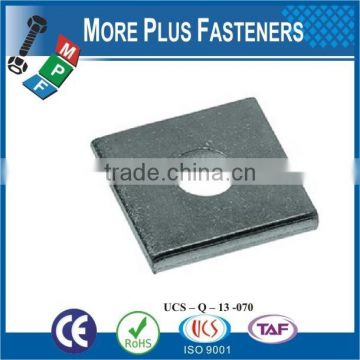 Made in Taiwan High Quality Carbon Material Square Hole Washer for Carriage Bolt DIN436