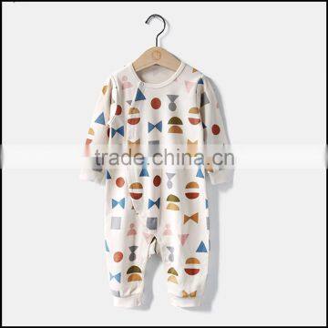 No MOQ custom romper digital print organic cotton baby boy clothes
